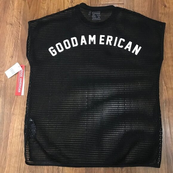 NWT Good American mesh tshirt jersey - Picture 1 of 6